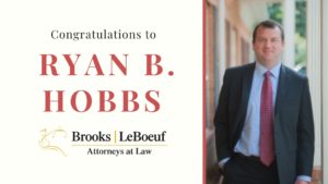 Attorney Ryan B. Hobbs Honored as Super Lawyer & More
